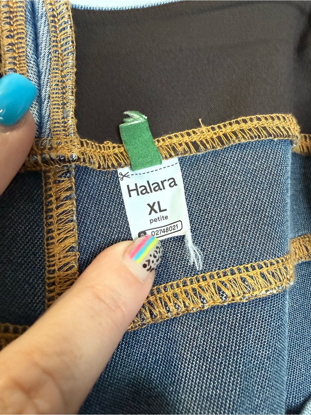 HALARA Flex High Waisted Stripe Wide Leg Jeans - Picture 7 of 7